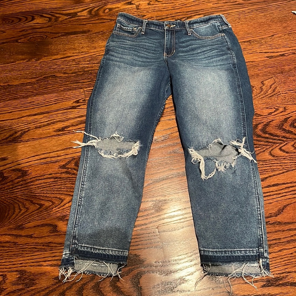 Hollister ripped jeans